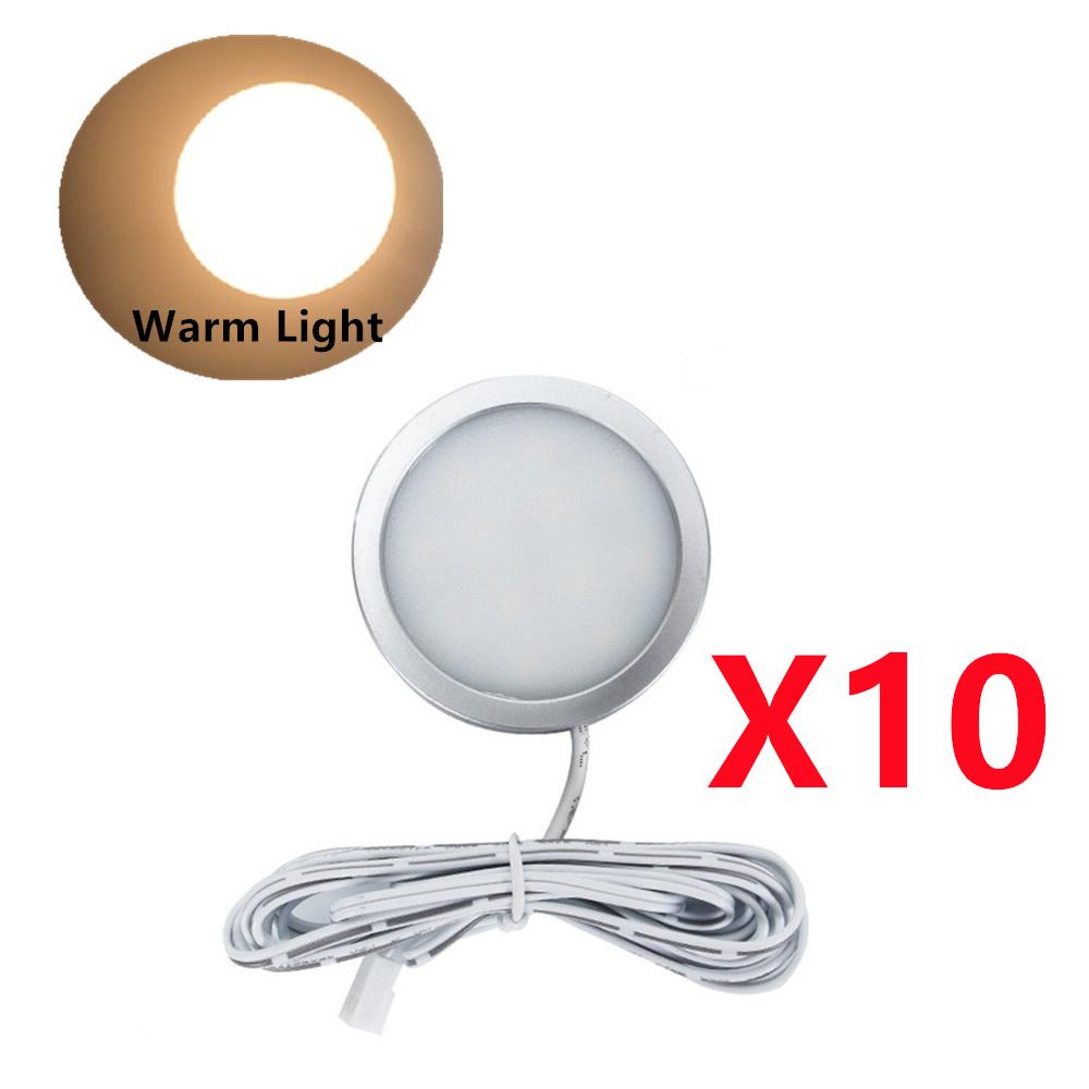 10PCS Car LED Interior Spot Light Down Ceiling Lamp 12V Camping Trailer Boat Lights for RV Trailer Caravan LED Reading Light