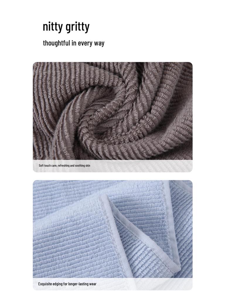 Park Hee Class A Antibacterial Pure Cotton Bath Towel - Thick, Extra Large, Skin-Friendly, Absorbent, Non-Shedding, Comfortable
