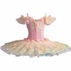 Vuxna Barn Blomsterflickor Professionell Balett Tutu Klänning Kvinnor Prinsessa Platt Pannkaka Svansjön Ballerina Scen Danskostym
