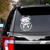 Simple Style Dog Head Car Stickers Show Strength and Courage, Fun Bumper Stickers, Car Decals, Vinyl Stickers for Cars, Trucks, Vans, Laptops