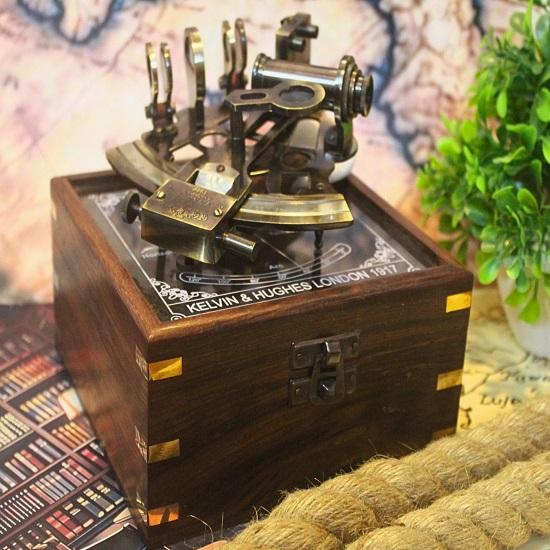 

Латунный секстант навигационный инструмент для астрономии и морской навигации морской морской секстант морской