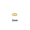 Brushed Titanium Steel Women's Ring with 18K Gold Accents - Modern Cold Style for Couples
