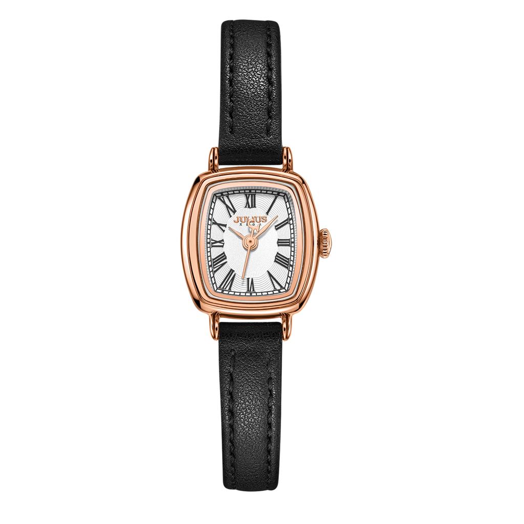 Jyullieoseu Jat-008 Square Mesh Leather Women'S Watch