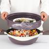 Wanghong Titan-Gold Antihaft Mehrzweck-Wok - Geringe Öldämpfe, Mikrodruck, Dampfgaren, Große Kapazität Pfanne für den Haushalt Wok-Gerichte