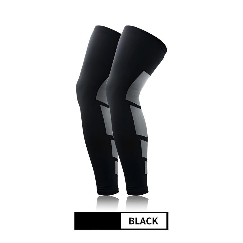 Footless Calf Knee Compression Sleeves Non-Slip Breathable High Stretch Leg Support Men Women Running Basketball