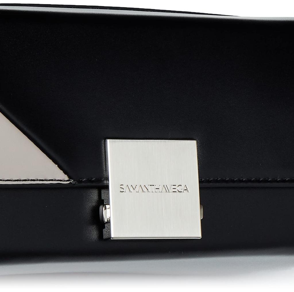 Umhängetasche Kette Motiv Square Bag Schwarz [Samantha Vega] Tasche/Mini Damen