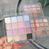16-Color Matte Pearl Fine Glitter Eyeshadow Palette Long-Lasting Eye & Face Makeup Eye Makeup Palette Daily Makeup Eye Shadows