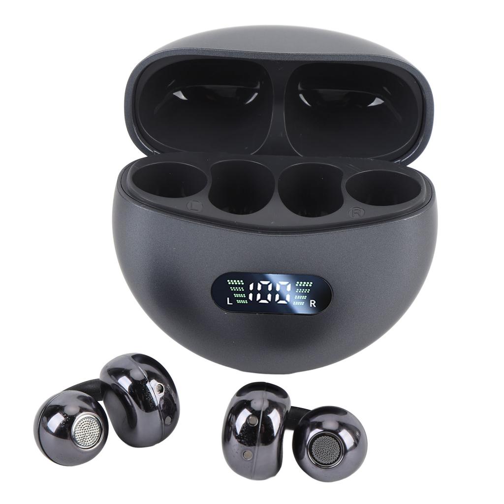 Căști intraauriculare pentru traducere de limbi străine, 144 de limbi online, Bluetooth 5.49, căști pentru traducere, gri fier