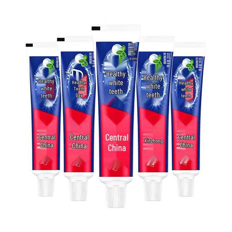 Zhonghua Jianchibai Fresh Mint Whitening Toothpaste 5-Pack
