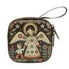 Rosary Prayer Bag Zipper Rosary Pouches Religious Jewelry Storage Box for Prayer Bead Earrings Portable Headphone Bag
