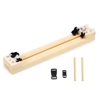 Drewniana bransoletka Jig Tool Survival Wristband Knitting Tool DIY Braiding Paracord Maker Outdoor