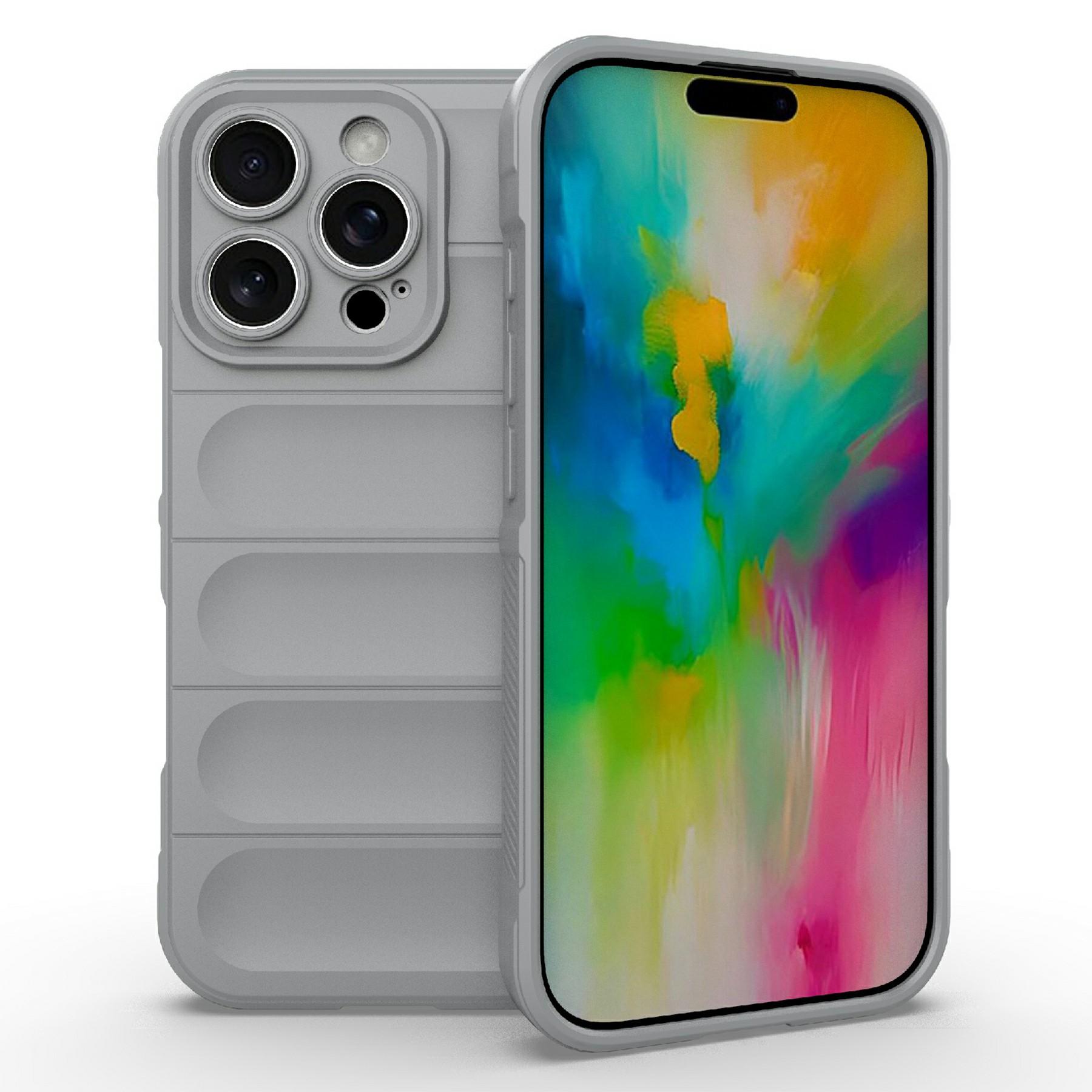 AMORUS For iPhone 16 Pro Max Case Shockproof Soft TPU Rugged Phone Back Cover G
