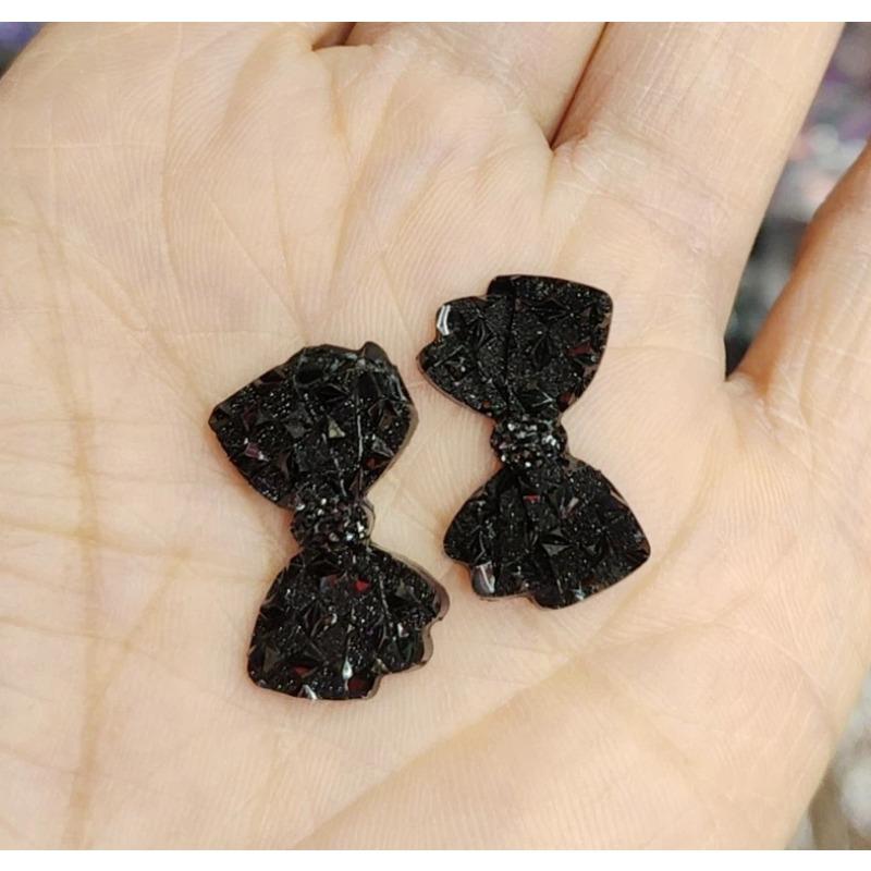 Harz Schleife Flatback Strasssteine DIY Basteln und Hochzeit Haarschmuck Handy Patch Haarspange Ohrringe Halskette