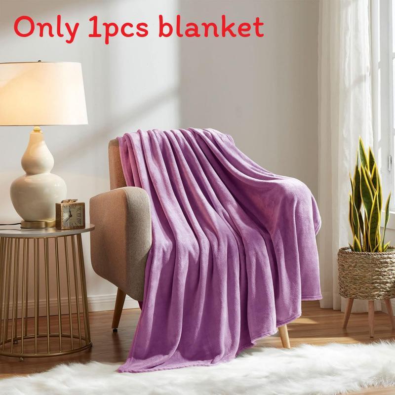 Plush Blanket With Lightweight Design For Living Room Decor