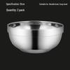 304 Stainless Steel Double-Layer Insulated Bowls (2-Pack)