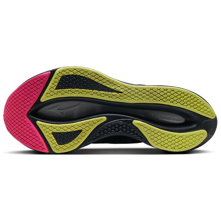 Mizuno Wave Rebellion Flash 2 Black Pink Tetra Unisex Sneakers Silver J1GC243652