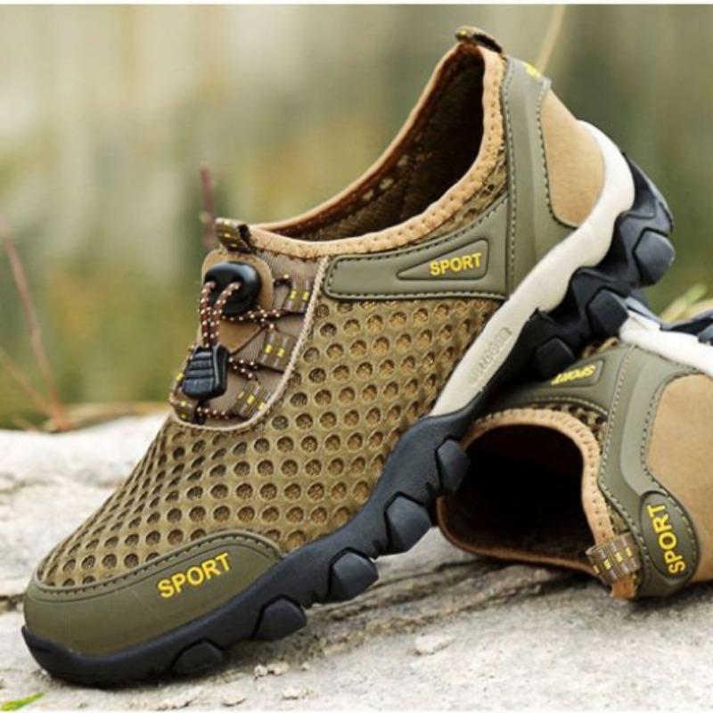 

Мода 2024 Весна Новые мужские повседневные кроссовки дышащая сетчатая платформа походная обувь для мужчин уличный легкий водонепроницаемый мужской походная обувь 44