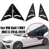 Pour VW Golf 7 MK7 MK7.5 2013~ Cache-volet de fenêtre avant Garniture de sortie d'air latérale Cache de décoration de pare-brise Accessoires de voiture
