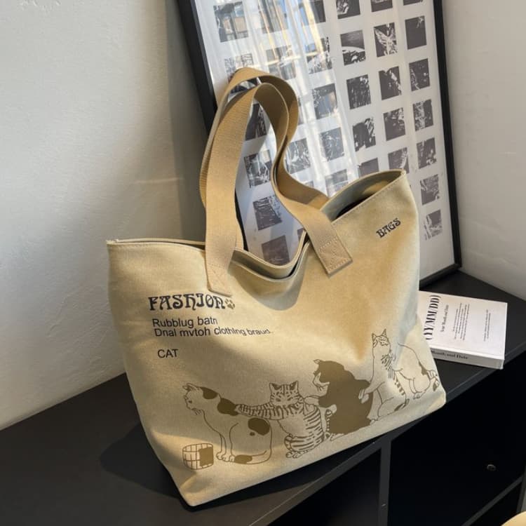 Damen Canvas Handtasche Umhängetasche