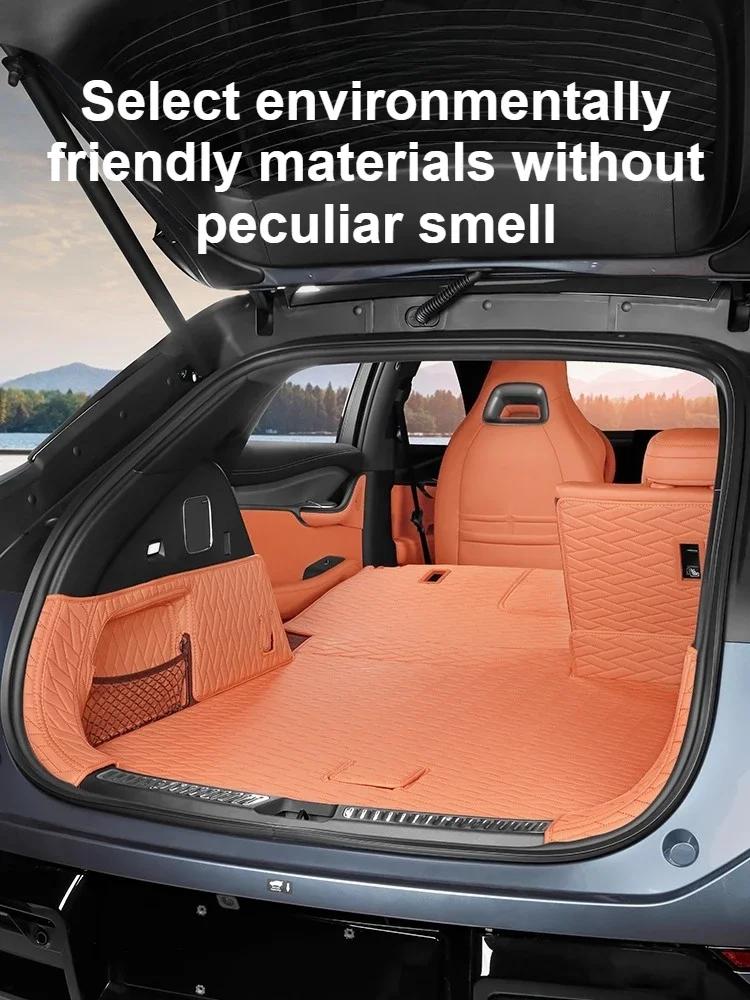 For BYD Sealion 7 Sea Lion 07 EV Car Boot Mat Rear Trunk Liner Full Package Double-layer Foot Pad Automotive Interior Modify
