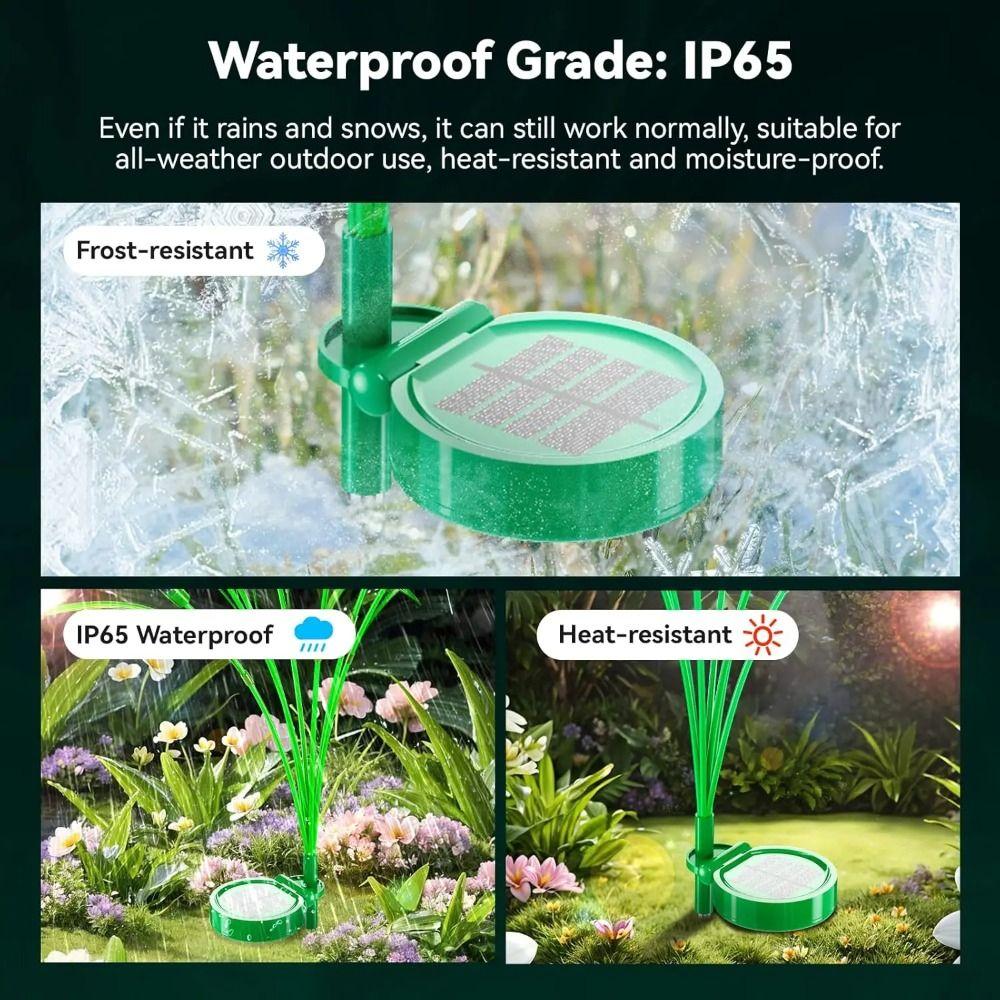 Energy Saving Solar Garden Lights Waterproof Design Solar Reed Lights  Garden Decor