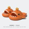 2024 Summer Adult Shark Couple Slippers for Men&Women Beach Shoes Indoor Cartoon EVA Shoes Bathroom Flat Shoes Non-Slip Sandals