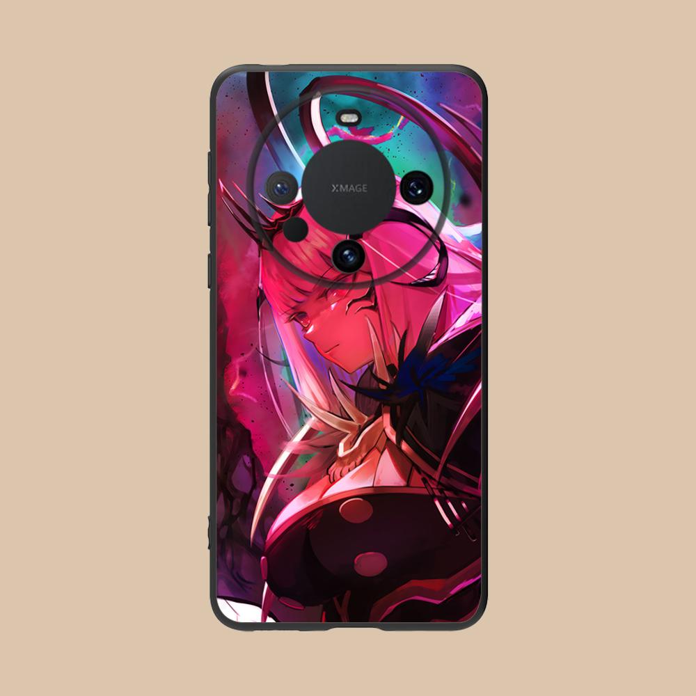 

Holo Mori Calliope Matte TPU Mobile Phone Case for Huawei Mate 60 50 40 30 20 10 Pro Plus Lite E 5G Colorful Printing Cover Huawei Mate 10 Lite