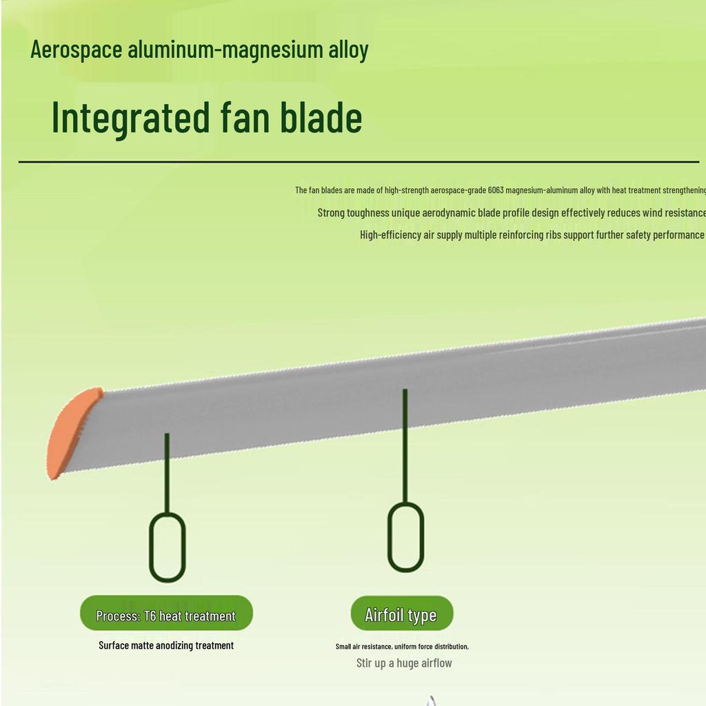 7.3m Industrial Large Ceiling Fan with Permanent Magnet Frequency Conversion for Warehouse, Mall, or Training Hall Ventilation
