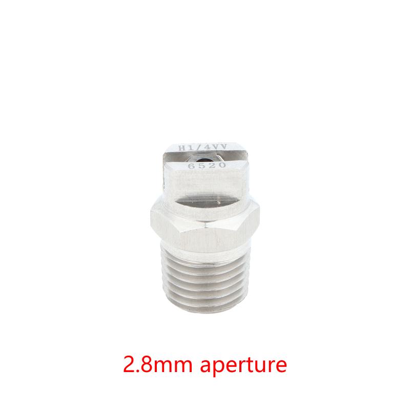 Easy to Install 1/8" 1/4" HVV/HU 304 Stainless Steel Flat Fan Spray Nozzle for Industrial Cleaning Projects