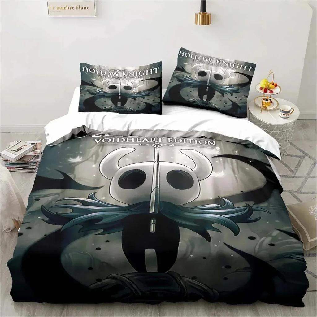Nuovo Hollow Knight Moda Stampa Digitale 3D Set Biancheria da Letto Copripiumino Piumino Letto Singolo Piazza e Mezza Matrimoniale Queen Giovane Ragazza Ragazzi Regalo