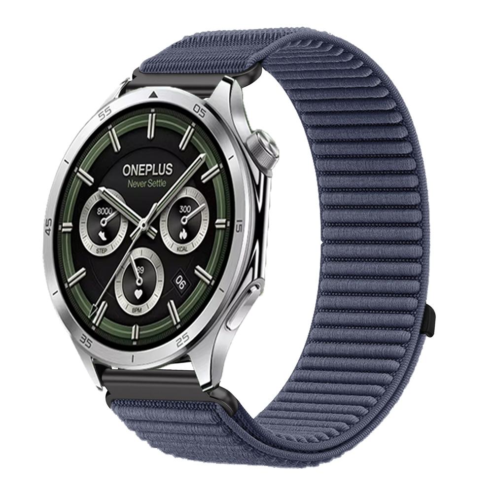 Cinturino in Nylon Ondulato da 18 mm 20 mm 22 mm per Oneplus Watch 3 43 mm 46 mm/Lite/2/2R Braccialetto Sportivo per OPPO Watch S/X2/Huawei GT6 5 4 41 mm
