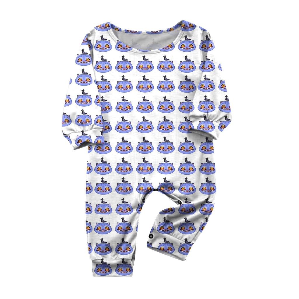 Prints Family Matching Long Sleeve Tops+Pants Set Family Matching Sets