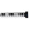 Soft Keyboard Piano 61‑Key Roll Up Silicone Rechargeable Dual Bluetooth Speakers 100‑240VUK Plug