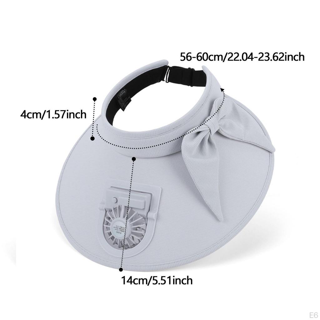 Adjustable Fan Visor for Men And Women in Outdoor Settings