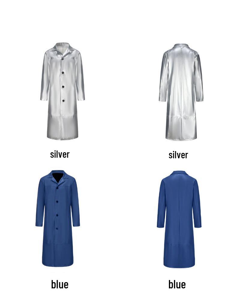 Stilvoller langer Herren-Trenchcoat aus PU-Leder Slim Fit