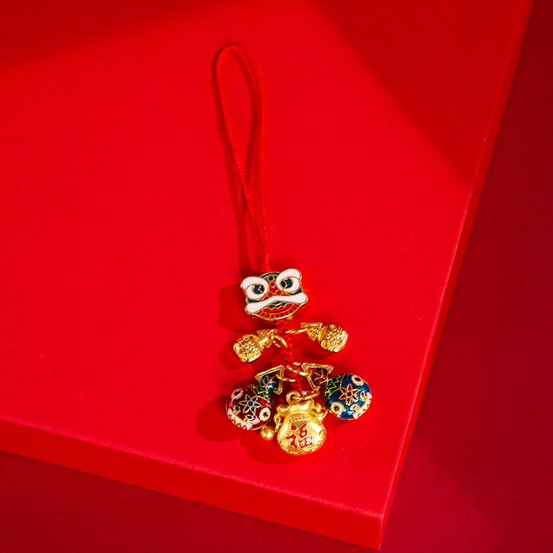 

Ключниця Бог Фортуни Аксесуари для Сумки Універсальні Подарунки на Вечірку Підвіска Декорації в Китайському Стилі