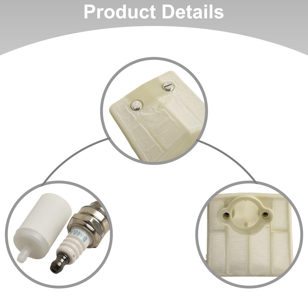 Fuel Filter Air Filter Garden Power Tools Accessories 3pcs/set 501807102 Chainsaw Filter Chainsaw Spare Parts New High Quality