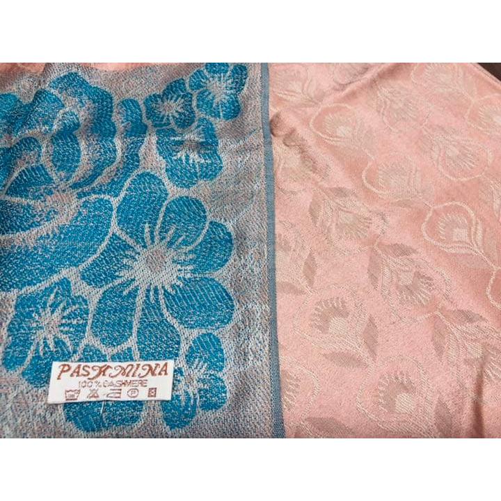 Used New pashmina 100% cashmere stole Japanese pattern
