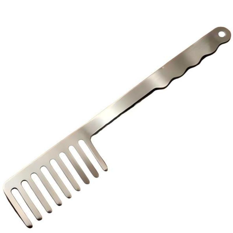 

Stainless Steel Pasta Comb Spaghetti Fork,Comb Shaped Kitchen Tool for Cooking and Serving серебряный