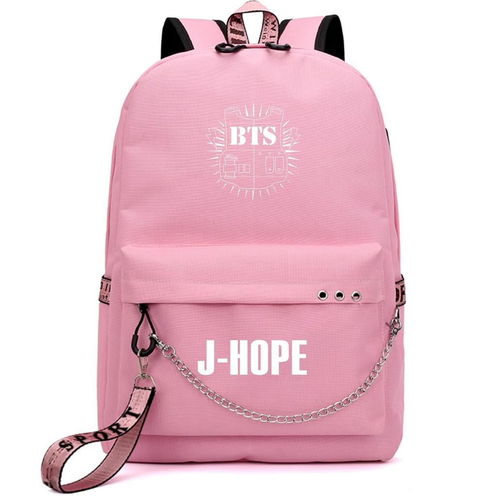 Kpop Bangtan Boys Bts Backpack Usb Charging School Bags Rucksack Bags Travel