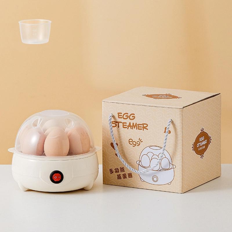 

Многофункциональная мини-бытовая электрическая пароварка для яиц, яйцеварка, автоматическое отключение питания, защита от сухого кипения, промышленные подарки, практичные электроприборы Single layer белый