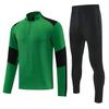 2627 Half Zipper Long Sleeve Training Suit Adult Children's Autumn and Winter Competition Team Suit Pullover Jersey Sports Running Fitness