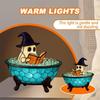 Ghosty Bubble Bath Lamp,Halloween Lights up Ghosty Night Lights,LED Flickering Nightlight,for Halloween Ghosty Decors