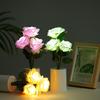 Rose Bouquet Night Light: Creative Bedroom Lamp & Home Decor Ornament