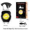 Multifunctional LED Keychain Light: Portable Camping Lighter & Auto Repair Tool