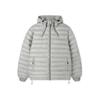 Apostrophe Comma Glossy Three-Way Light Hoodie Padded Jacket_Olive