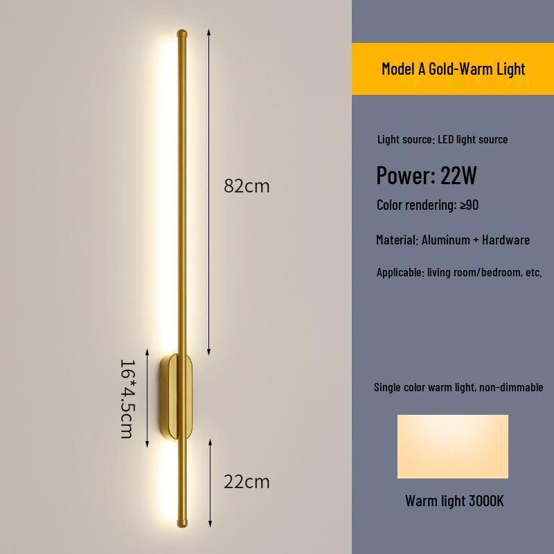 Modern Minimalist Wall Lamp for Living Room and TV Background