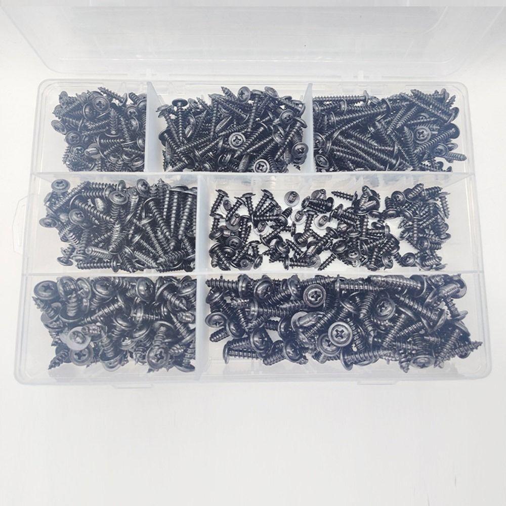 700pcs/set Self-drilling Screw Fully Threaded Cross Recessed Screws  Circuit Board