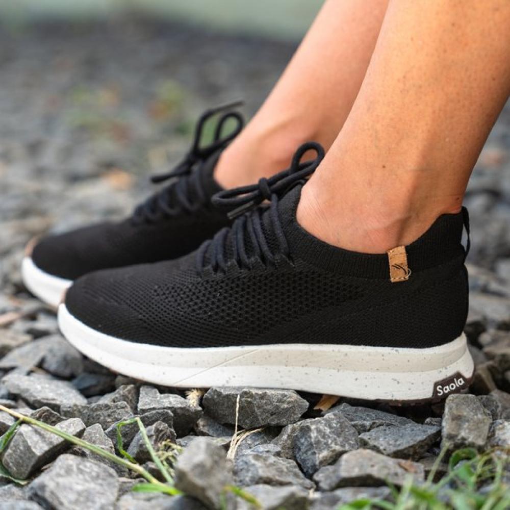 Saola Women Eco Sneakers Black 230(US W 7)