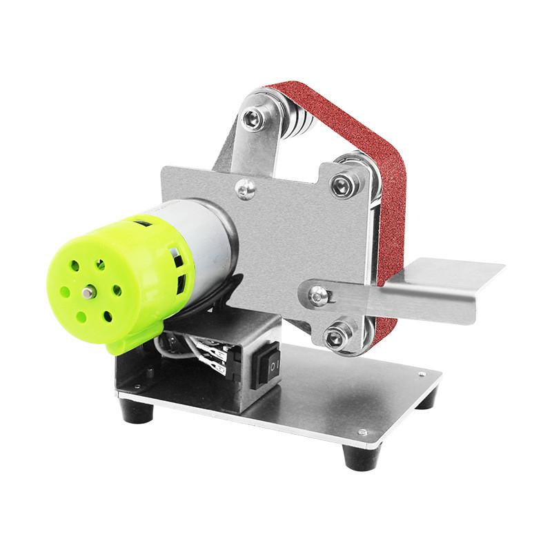 Mini Portable Electric Sand Belt Machine Household DIY Desktop Sharpening Machine Professional Polishing Equipment